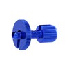 Adjusting Screw Blue Anodised for Bowden Cable, M6 x 22,
