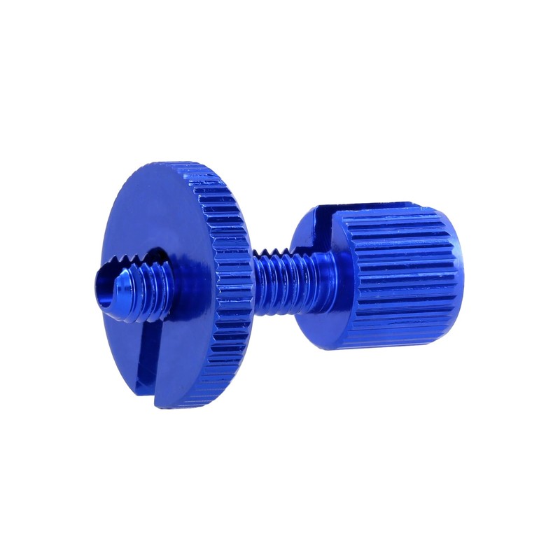 Adjusting Screw Blue Anodised for Bowden Cable, M6 x 22,