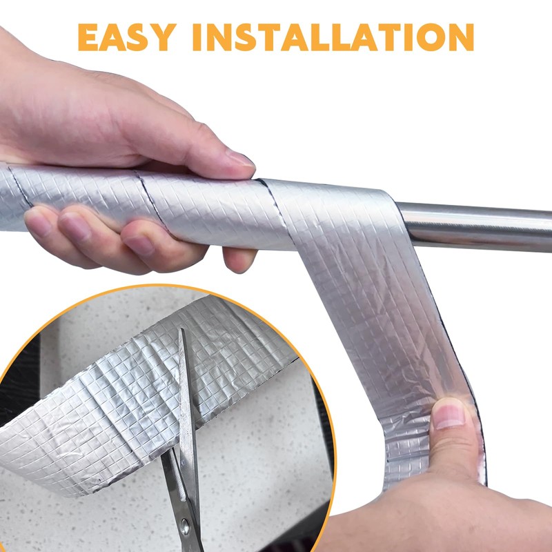 Heat Insulation Tape for Water Pipes Pipe-Insulation-Wrap 4" W x