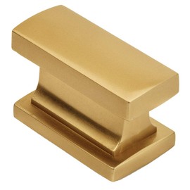 Cosmas® 701GC Gold Champagne Contemporary Cabinet Hardware Knob - 1-7/16" Length