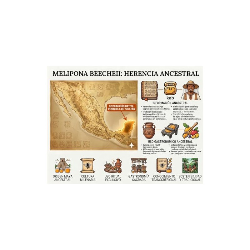 Pack Miel Melipona Pura 100 Natural Cruda Royale Mélipona Ourganics