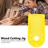 Circle Cutting Jig Trimmer Wood Milling Machine Accessory DIY Woodworking