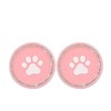 2 PCS Bling Paw Car Cup Holder Coaster, Non-Slip Cup