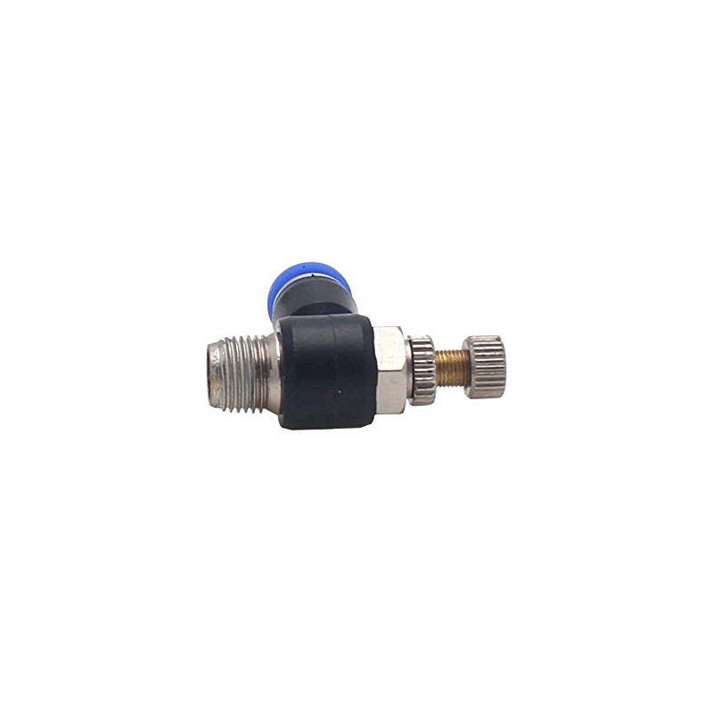 5Pcs Pneumatic Throttle Valve Push in Speed Controller Pneumatic Air