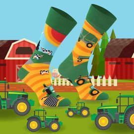 TODO Colours Funny Socks with Motif - Multicoloured, Colourful, Crazy for the Joy of Life, agriculture