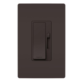 Radiant® 150-Watt Single-Pole/3-Way LED Advanced Dimmer with Wall Plate, Dark Bronze