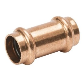 Mueller PF 01906 Copper Coupling - No Stop, P X P, 1 X 1