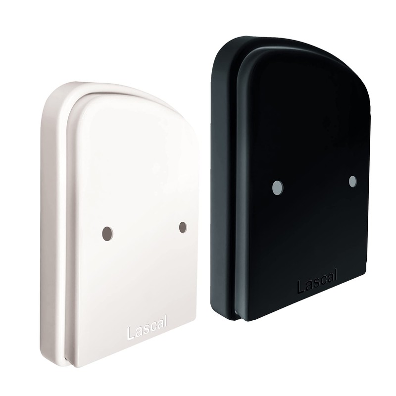 Lascal KiddyGuard - Kit de instalación de pared, color blanco