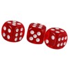 Yiotfandoll 10PCS Polyhedral Dice - D6 Acrylic Dice (16mm, Transparent