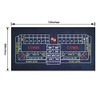 BALIKEN Tabletop Casino Felt 36"x72" for Craps Casino Table Top