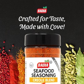 Badia Seafood Seasoning Creole Blend, 4.5 Ounce (Pack of 6)