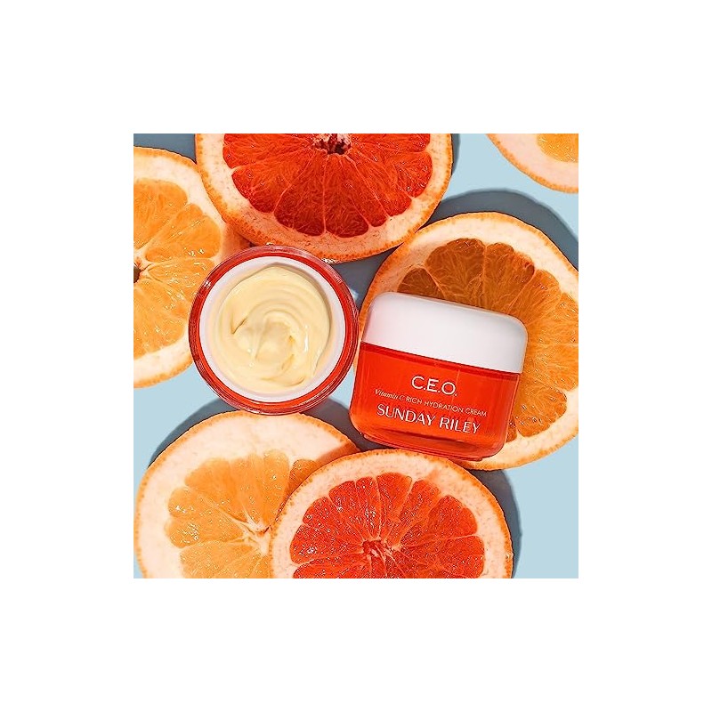 Sunday Riley C.E.O. Crema hidratante facial rica en vitamina C