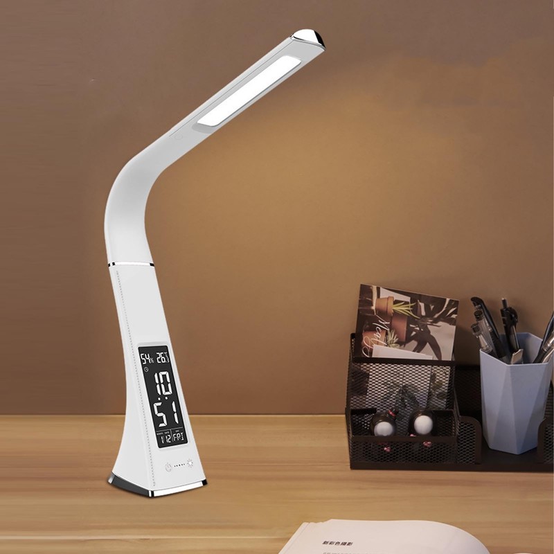 LED Desk Lamp with Touch Control, Wireless Reading Light for