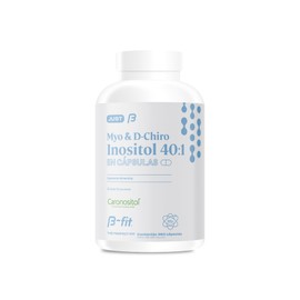 B-FIT B Just Inositol - Myo Inositol y D-Chiro Inositol 40:1 - Alta Biodisponibilidad - 360 Cápsulas - Fórmula Pura - Sin Aditivos - 90 Porciones