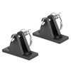 Pair Canopy Deck Hinge Boat Bimini Top Fitting W/Quick Release