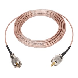 PL259 Connector Coaxial Cable Low Loss 10m Length SC316 Radio Cable for Antenna SWR Meter