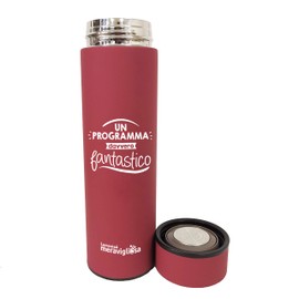 La Mente è Meravigliosa Thermos Flask Stainless Steel Double Walled for Cold / Hot Drinks (Red)