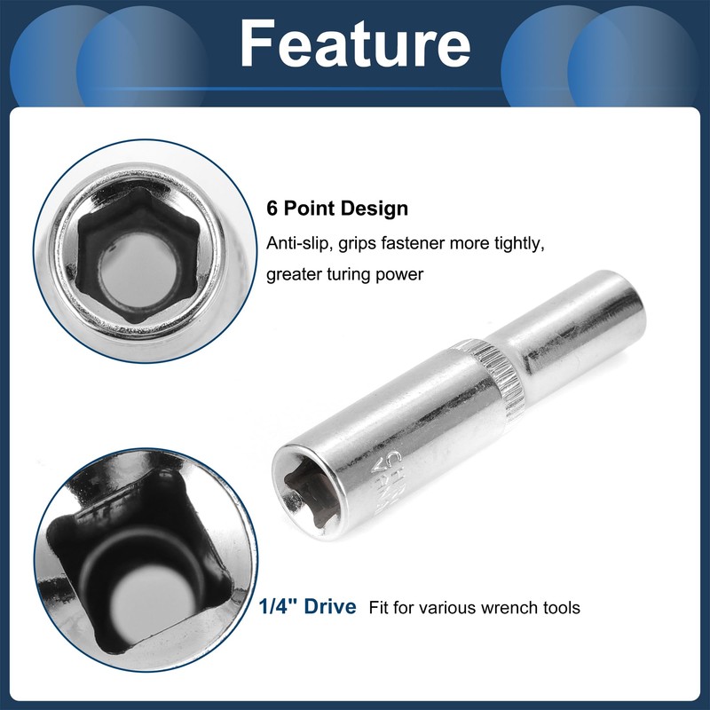 INFINAUTO Impact Socket 50mm for Car Motorcycle Dirtbike Repair Hardware