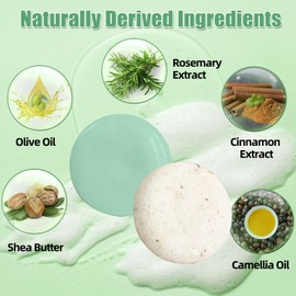 DBEAUTYM 2 Pack Rosemary Shampoo Conditoner Bar Set,Thinning Hair-Volume Shampoo & Conditioner Bar for Men and Women,Hair Thickening & Regrowth Treatment,Hair Growth Soap for Anti-Hair Loss