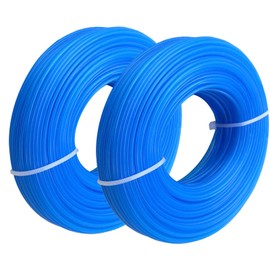Trimmer line, nylon mowing line, diameter 1.6 mm, total 200 m mowing line, round grass trimmer thread, weed trimmer, brush cutter threads, grass trimmer thread for parks and gardens