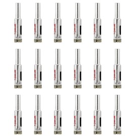 Jamiikury 3/8" / 10mm Diamond Drill Bit, Diamond Hole Saw, Glass Drill Bit, Tile Hole Saw Suitable for Ceramic Glass Tile Porcelain Marble (Pack of 15)