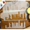 New York City Detailed Skyline Cake Stencil Side C1000 by