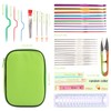 Crochet Hook Set, 60 Pcs Crochet Needles Set with Storage