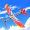 Toyvian 10 PCS Rubberband Powered Airplane Kits Flying Glider Planes