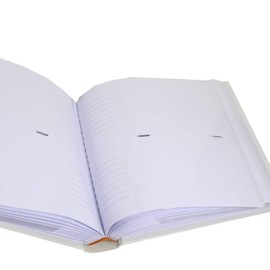 Photo Album 160 4x6 Landscape Pictures - Pink Baby Girl Slip in Photos with Personalising Window