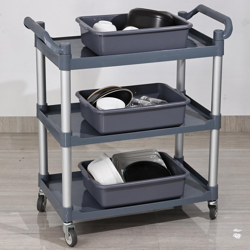 Joyeen 13 Liters Commercial Bus Tub Tote Boxes, Plastic Dish