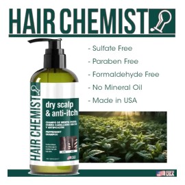 Champú Hair Chemist Cuero Cabelludo Seco Menta Anticaspa 1l