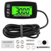 NInE-ROnG Self-Powered Tacho/Hour Meter,Built-in Replaceable Battery,Ajustable Backlight,Waterproof Tachometer for Gas