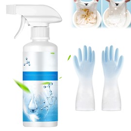 Sowhatahow Stain Remover,Non-Ionic Laundry Stain Remover Emulsifier,Active Enzyme Laundry Stain Remover,All-in-One Powerful Stain Remover Clothes Dry-Clean Spray for Clothes（with gloves）
