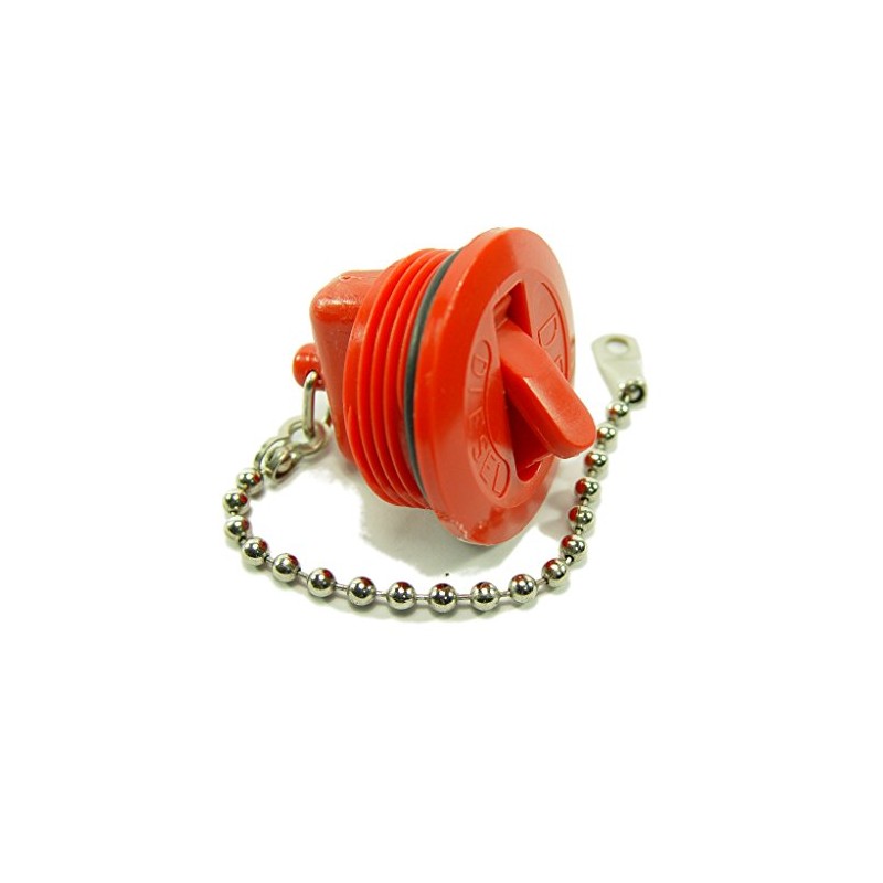 Delrin Boot Lid Diesel Screw Cap Red Tank Top Closure
