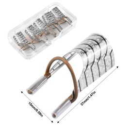 Dokeno 5 Stück Nagelschablonen Verlängerung, Nagelverlängerung Schablone Wiederverwendbar, Nagelschablonen aus Aluminium, Nagel Verlängerung, Silber Nagelform für Nagel Maniküre DIY und UV Gel Nagel