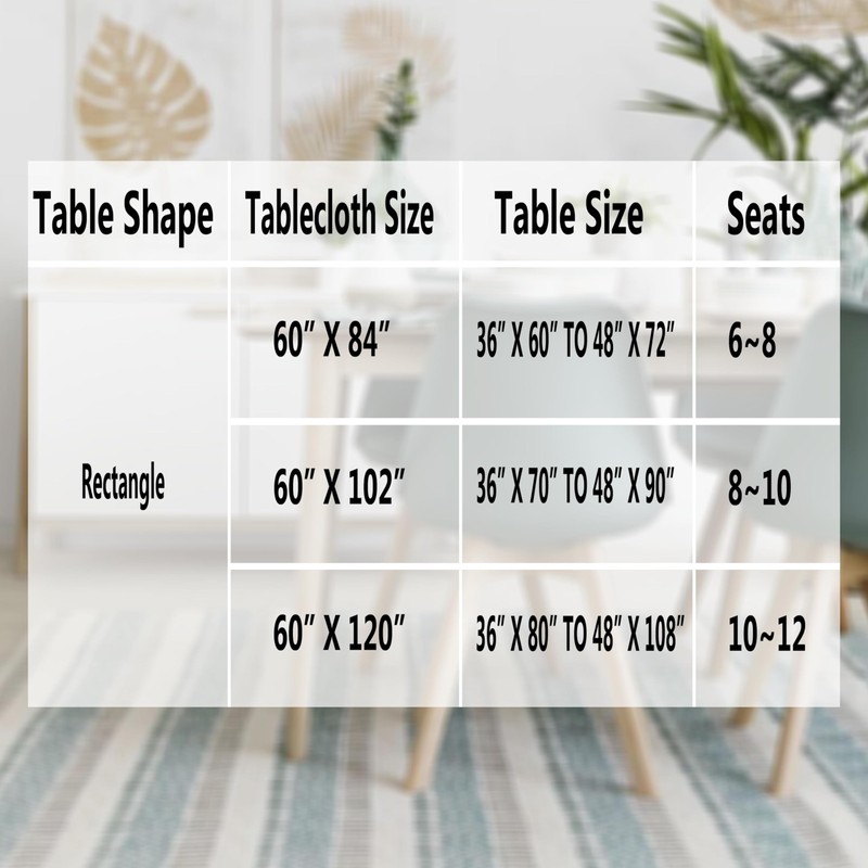 Demetex Large Red Tablecloth 152x305 cm Christmas Water Resistant Table