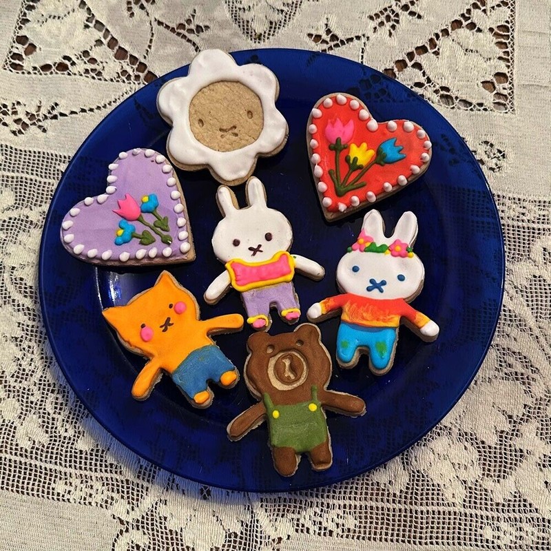 Homemade Gluten Free Sugar Cookies w Royal Icing - Silly