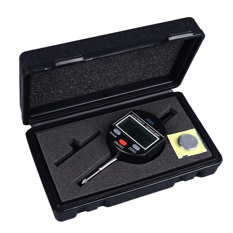 Digital Dial Indicator 0‑12.7mm Range 0.01mm Resolution IP65 Waterproof Digital