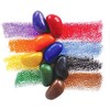 Solo Piedras en Caja con 64 crayones de 16 Colores