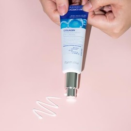 Farmstay Crema para Ojos Collagen Water Full Moist - Crema para Ojeras y Líneas Finas - Combate las Ojeras - Colágeno para la Piel - 50 ml