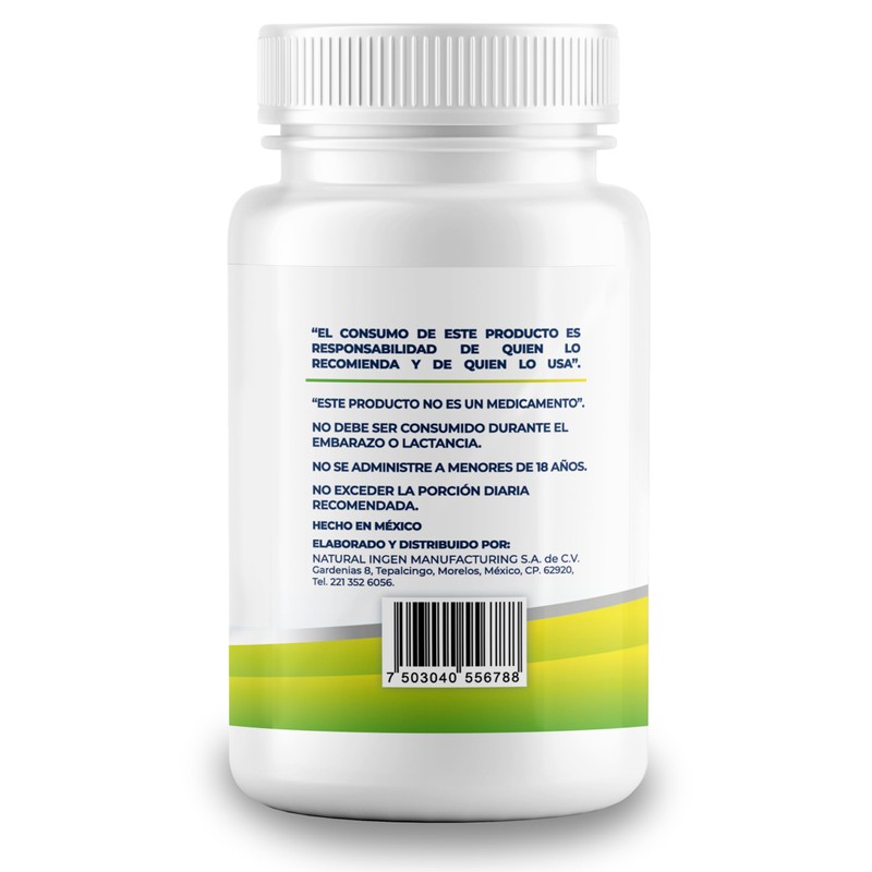Té Verde Cápsulas con 500mg - Extracto 100% Natural -