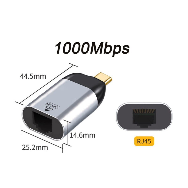 Xiwai Type-C USB3.1 to 1000Mbps USB-C Gigabit Ethernet Network LAN
