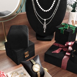 Wallderful Velvet Drawer Liner Black Velvet Fabric Self Adhesive Velvet Flocking Liner for Jewelry Box Thick Black Velvet Wallpaper Peel and Stick Soft Dresser Drawer Liner Felt for Crafts Cabinet