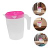 ULTECHNOVO 2PCS Plastic Beverage Pitcher with Leakproof Lid Water Container