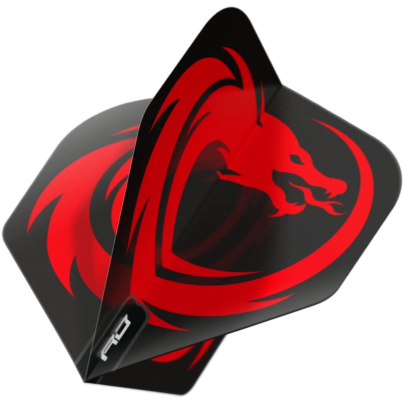 RED DRAGON Black Dragon Design Hardcore XT Dart Flights -