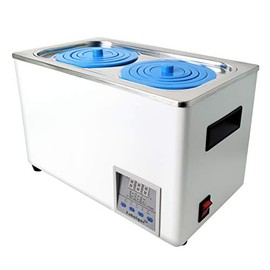 Labnique Digital Thermostatic Water Bath, 1 Chamber with 2 Openings, 6L Capacity, 120V/60 Hz