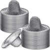 Shimeyao 100 Pcs 2.75 Mesh Sink Strainers Stainless Steel Drain
