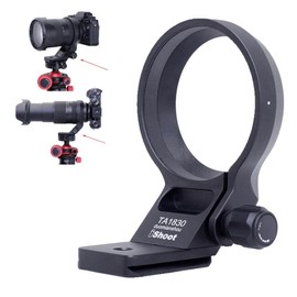 iShoot Metal Lens Collar Tripod Mount Ring Compatible with Tamron 18-300mm f/3.5-6.3 Di III-A VC VXD B061 X/E Mount, Lens Support Holder Bracket Bottom is Arca-Swiss Fit Quick Release Plate Dovetail