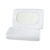 BaSaTex Organic Pillow Covers, Fitted Covers, Pack of 2, for