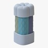 Empty bottle shampoo all-in-one dispenser subdivision For travel 2ea